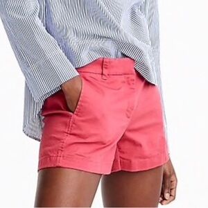J. Crew | Chino Broken-in Coral 2.5” Shorts | 2